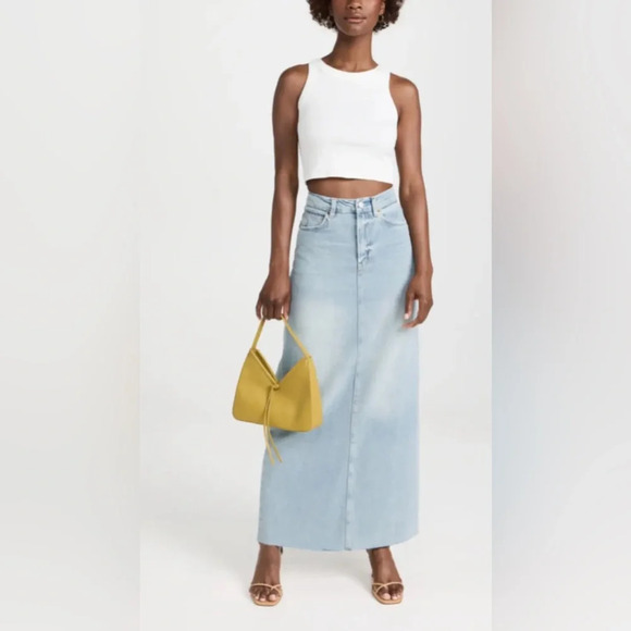 Reformation Kass Maxi Denim Skirt in Bowen Size 27 - Full Length Jean Skirt - Picture 5 of 15